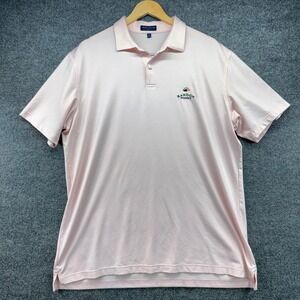 Peter Millar‎ Crown Crafted Mens XL Pink Bandon Dunes Golf Polo MROSE